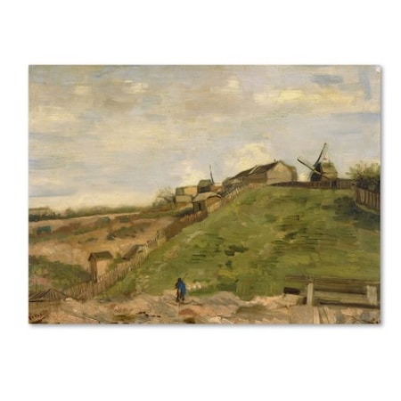 Van Gogh 'The Hill Of Montmartre With Stone Quarry' Canvas Art,24x32